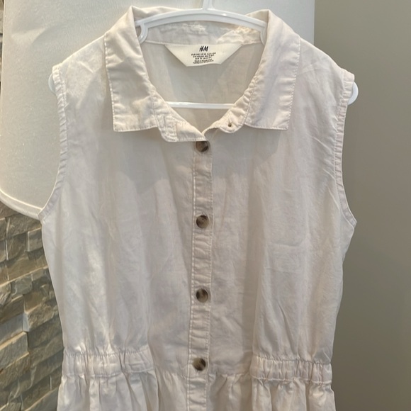 H&M long white blouse - Picture 2 of 3